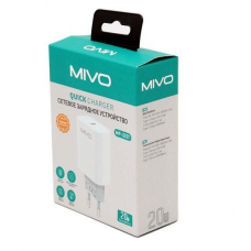 Сетевое зарядное устройство Type-C 20W QC3.0 MIVO MP-323T